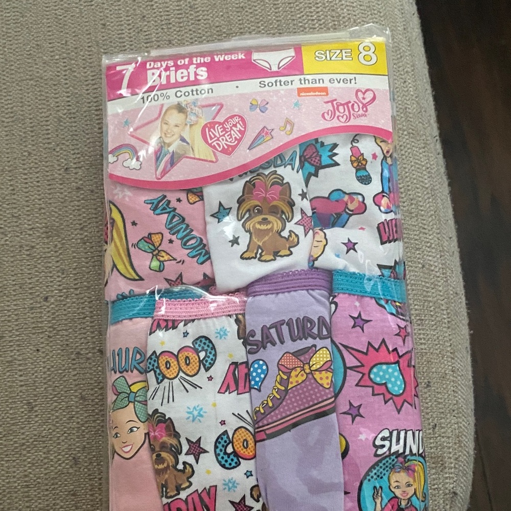 JoJo Siwa Colorful Days of the Week Briefs